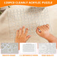 Jigsaw Puzzles For Adults 120 Pieces, Clear Hard Acrylic Impossible Puzzles For Adults Family Game Nights, Challenging Puzzle Pi