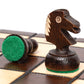 Husaria European International Chess Wooden Game Set, King'S Classic - 13.8 Inches Medium Size Chess Set With Handcrafted Chessmen And Felted Folding Board