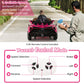 Costzon Pink Lamborghini Ride On Car, 12V Battery Powered 4Wd Lambo Kids Car With Remote Control, 3 Speeds, Dual Doors, Led Lights, Horn, Music, Licensed Electric Vehicle For Toddlers Girls Kids Gift