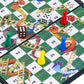 Kokosun Snakes And Ladders Board Game Set, Magnetic Folding Travel Game, Family Fun Toys/Gift For Kids And Adults (Right Angled Style-2)