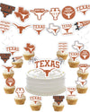 Texas Party Supplies (42 Pieces) For University Of Texas Graduation, Tailgating And Birthday Party Decorations With Texas Longho