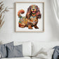 Wooden Puzzle For Adults, Long-Haired Dachshund Dog Wooden Jigsaw Puzzle, Unique Shape Animal Wood Puzzles With Beautiful Box, F