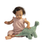 Manhattan Toy Stomper Velveteen Brontosaurus Dinosaur Stuffed Animal, 7''