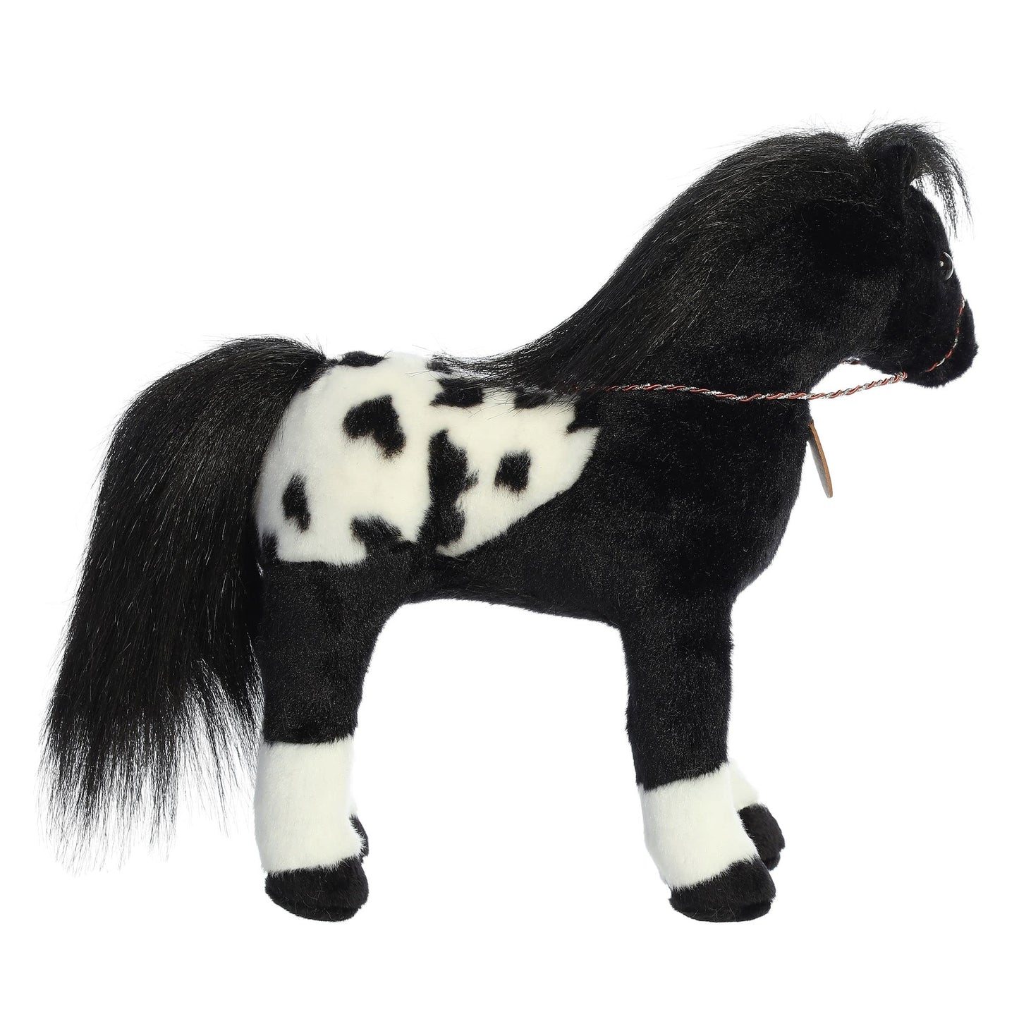 Aurora® Exquisite Breyer® Showstoppers Black Appaloosa Stuffed Animal - Realistic Detailing - Imaginative Play - Black 13 Inches