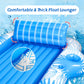 Inflatable mature-themed Tanning Pool Lounger Float -85 x 71 JIANYHW XX-Large Sunbathing Water Lounge Floaties  Suntan Tub Pool Floaty Raft Ice Bath Tub Tanning Bed  Blow Up Lake Pool Raft Floating Pad