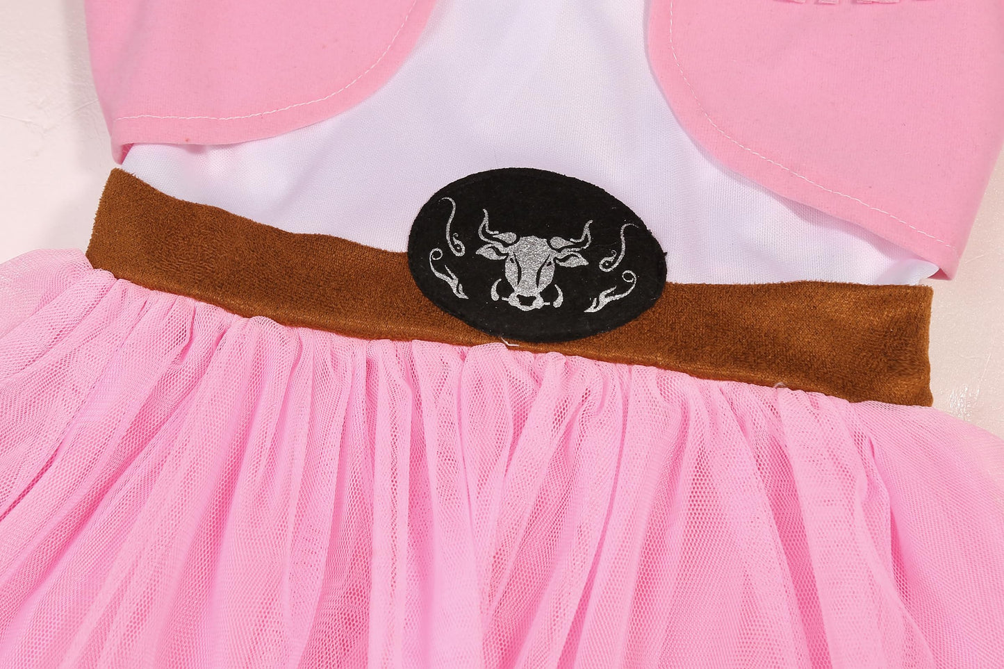 Gomukot Direct Cowgirl Costume For Girls Halloween Western Rodeo Dress Up Outfit Role Play Party For Kids 3-10 Years (3-4 Years)