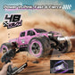 Deerc 1:10 Fast Rc Cars For Adults, 4X4 High Speed Rc Truck Crawler, 48+Km/H, Pink All Terrain Hobby Remote Control Monster Truc