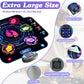 ?Upgraded?Kizjorya Dance Mat For Kids, Electronic Light-Up Dance Pad With Wireless Bluetooth 5 Speeds 9 Levels, Dancing Mat For