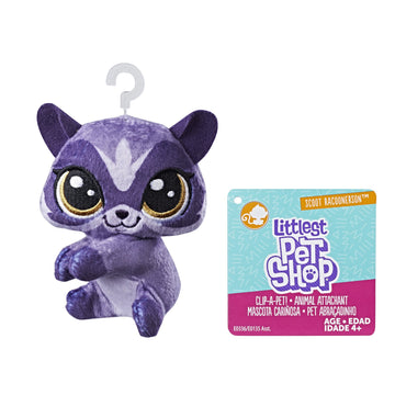 Littlest Pet Shop Clip-A-Pet Scoot Racoonerson