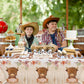 3Pcs Highland Cow Party Tablecloths, Brown Highland Cattle Birthday Table Cover, Brown Cow Print Themed Party Decorations Plasti