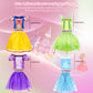 Kileubuto Princess Dress Up For Girls - Princess Dresses Clothes Costumes With Princess Crown Accessories For Little Girls 3-8,T