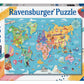 Ravensburger Map Of The World 100 Piece Xxl Jigsaw Puzzle Forkids - | Unique Piece Design | Anti-Glare Surface | Skill-Building, Fun Activity | Amazon Exclusive