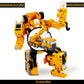 5 Pack Transtruck Transforms To Tractor And Robot Action Figures Combine Into 1 Giant Robot - Holiday, Birthday Gift Tractors Ro