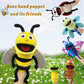 Justqunseen Hand Puppet Realistic Plush Puppet 13',Insect Animal Puppets For Kids Insect Stuffed Animal Hand Puppet With Moveable Mouth,Soft Stuffed Bee Puppet Story Toy Puppets Role Play Show Game