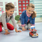 Goliath Donut Dash Game w/ 24pc Puzzle - Race to Pick Up Matching Donuts  Racecar Does Real Donuts On Table Or Hard Floor - Includes 24-Piece Puzzle