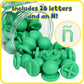 READY 2 LEARN Easy Grip Dough and Paint Stampers - Lowercase Alphabet - Set of 27 - Ages 2+ - Easy to Hold Letter Stamps for Kid