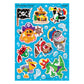 FISH PIRATES & CREW SPARKLE STICKRS