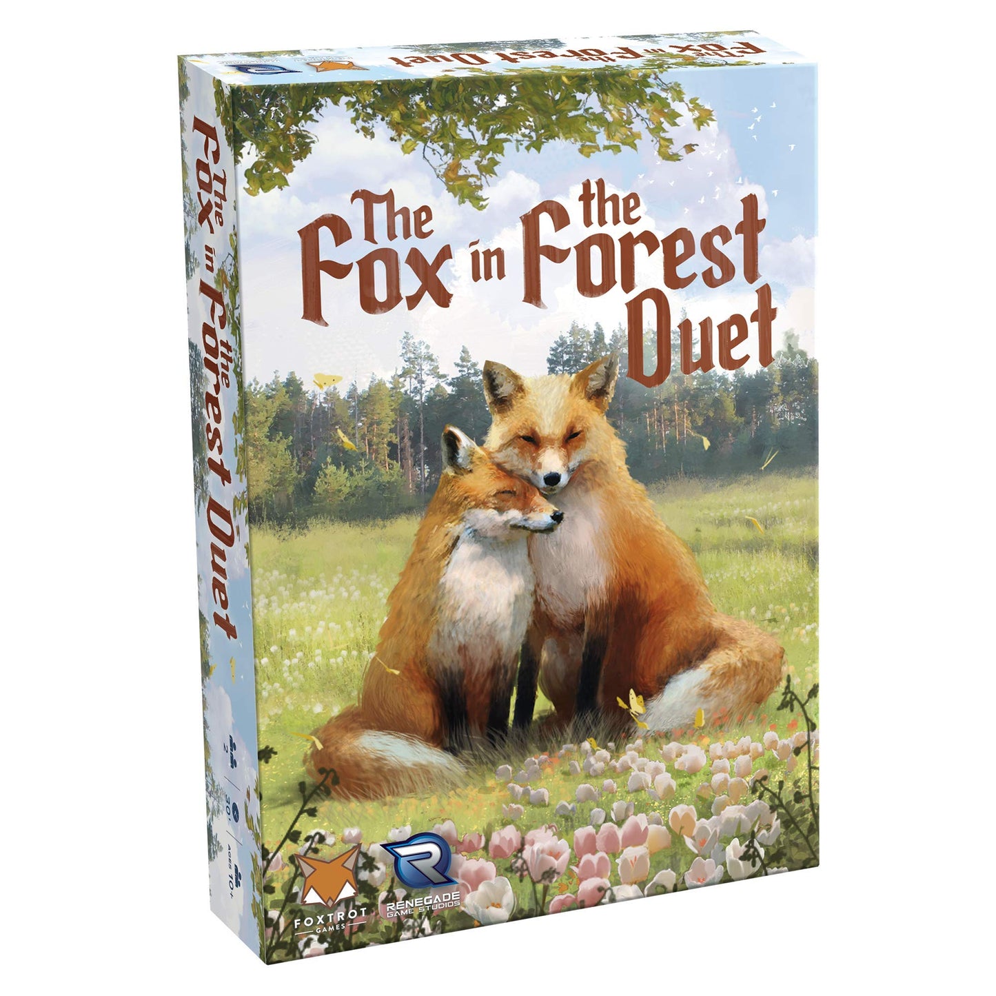 Renegade Game Studios Fox in the Forest Duet Card Game for 2 Players, Cooperative Trick-Taking, Brown, 4.5"x6.5"x1.25", Model RGS