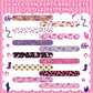 Junkin 48 Pcs Western Cowgirl Party Favors Birthday Decorations Pink Disco Cowgirl Slap Bracelets Kids Horse Birthday Party Good