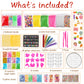 ywevyezc Slime Making Kit - 163 Pack Mix Ins, Foam, Glitter, Charms & Beads for Colorful Slimes & Party Decorations