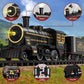 Temi Steam Train Toy Set For Boys 3 4 5 6 7 Years, With Sounds & Light, Electric Classical Engine Locomotive For Kids, Rechargea