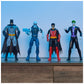 DC Comics, 12-inch Combat Batman Action Figure, Kids Toys for Boys and Girls Ages 3 and Up (Pack of 4)