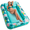 Pulote Inflatable Tanning Pool Lounger - Tanning Pool Float - Blow Up Inflatable Tanning Bed - Inflatable Tanning Float For Adul