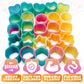 DIMROM 25Pcs Spring Rainbow Party Favor - Goodie Bags Stuffers Mini Party Favors Sensory Rainbow Toy Spring - Bulk Small Stress Relief Items