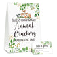 Detiho Woodland Guess How Many Animal Crackers Are In The Jar Baby Shower Game Cards,Jungle Safari Theme Baby Shower Games-1 Sig