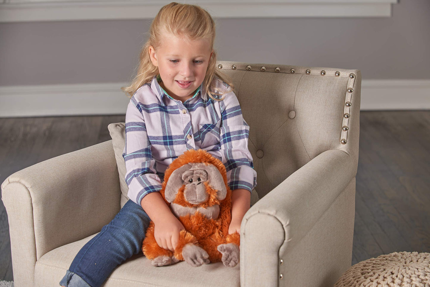 Wild Republic Orangutan Plush, Stuffed Animal, Plush Toy, Gifts For Kids, Cuddlekins 12 Inches