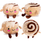 Artcreativity Kawaii Cinnamon Roll Stuffed Animal - Cute Plush - 9 Inch Cinnamon Plush With Plush Fabric And Soft Filling - Small Food Plushies For Kids - Toddler Stuffed Animals