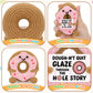 A Aifamy Funny Positive Doughnut, Emotional Cute Crochet Potato Partner Toy With Positive Card Cheer Up Funny Gifts For Best Fri