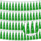 4P Green Foil Fringe Tassel Banner Garland Metallic Tinsel Streamers Wall Hanging Curtain Backdrop Banner for Parade Floats, 202