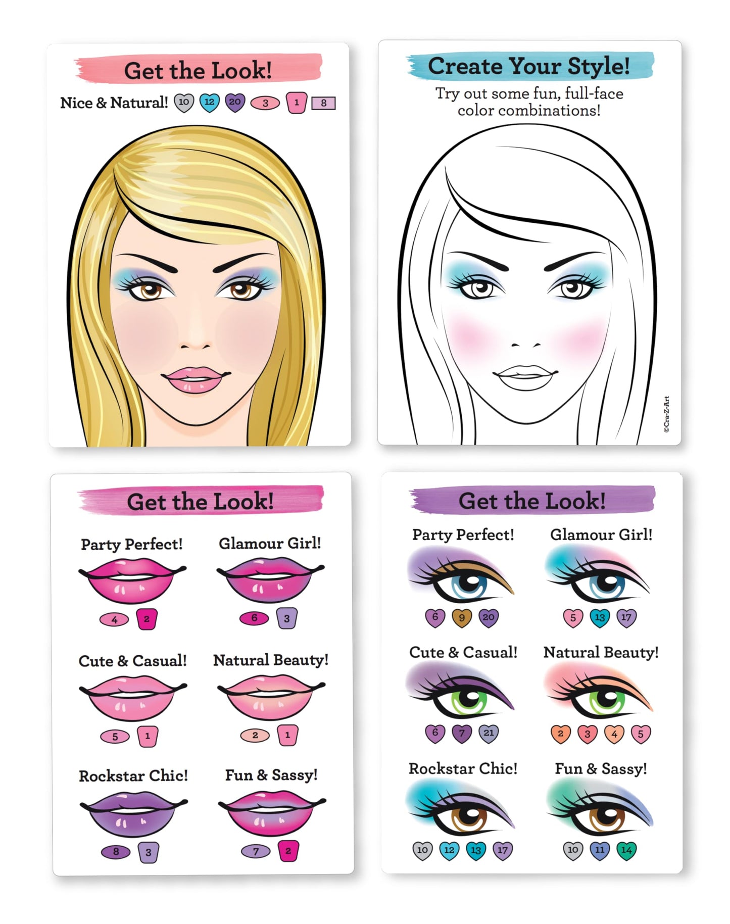 Cra-Z-Art Shimmer n Sparkle Real Ultimate Make Up Real Makeup Designer Kit