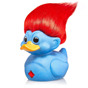 Tubbz First Edition Blue Glitter Troll Collectible Vinyl Rubber Duck Figure - Official Trolls Merchandise - Tv, Movies & Video Games