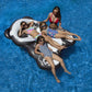 Swimline Inflatable Panda Pool Float - Black/White, 71"x50"x8", Durable Plastic, Model 90741