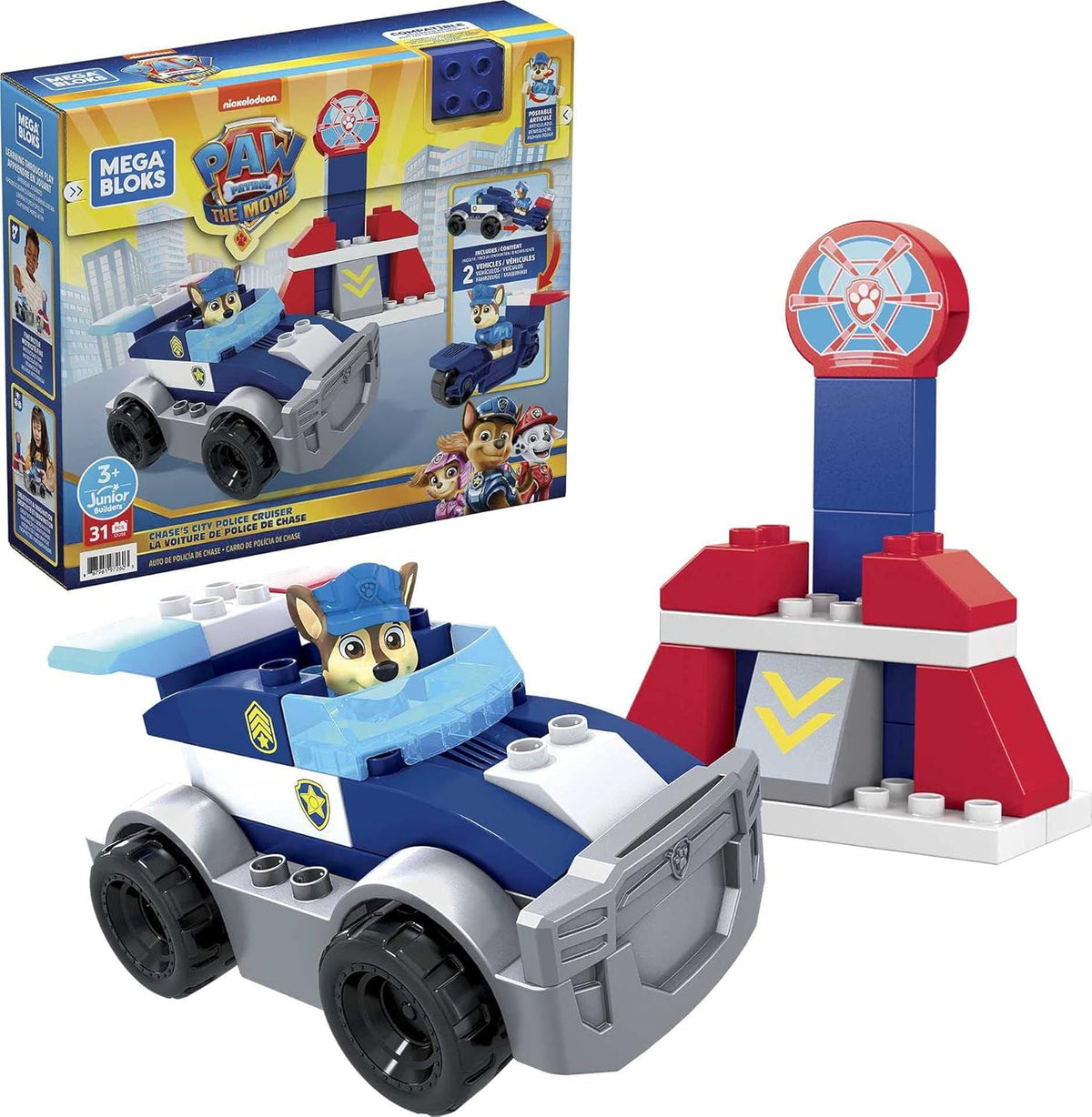 Paw Patrol Fire Truck Building Blocks 2-in-1 Set