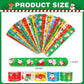 Max Fun 48pcs Christmas Slap Bracelets Party Favors Toys for Kids Xmas Party Favors Christmas Stocking Stuffers Gifts Birthday G