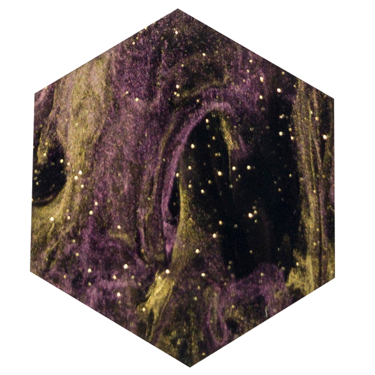 Resource Tokens | 90Pc Acrylic Game Tokens | 30 Of Each Color (Lagoon, Stardust, Verdant) | Hexagon | Nebula Collection