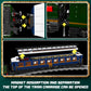 Mould King 12025 Orient Express Steam Locomotive Train Building Block Sets, Remote/App Control Train Toy Set With Led Lighting,