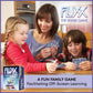 Looney Labs Fluxx Board Game - Dynamic 2-4 Player Card Game - Blue - Model LOO-128