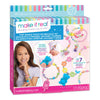 Make It Real: Pop! Shake! Twist! DIY Bracelet Kit - Make 7 Scensory Charm Bracelets, 171pcs, All-in-1 Jewelry Kit, Rainbow Color