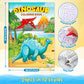 24 Pcs Dinosaur Mini Coloring Books Party Favors Dino Birthday Decor Drawing Small Books Bulk For Kids Boy Girl Dinosaur Jurassi