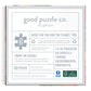 Galison Good Puzzle Co. Warm by The Fireplace Puzzle - 20" x 20", Cardboard, Model 9780735378117