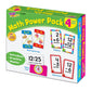 Trend Enterprises: Math Power Pack, 4 Flash Card Set Includes Math Splash War, Addition 0-12, Subtraction 0-12, Telling Time Flash Cards, Self-Checking Design, For Ages 3 And Up