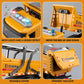 TAKGUD Dump Truck for Boys Age 4-7, 12'' Big Plastic Toy Dump Truck with Sounds & Lights, Construction Vehicle Toys with Movable