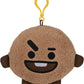 Gund Line Friends Bt21 Shooky Backpack Clip Plush, 4'