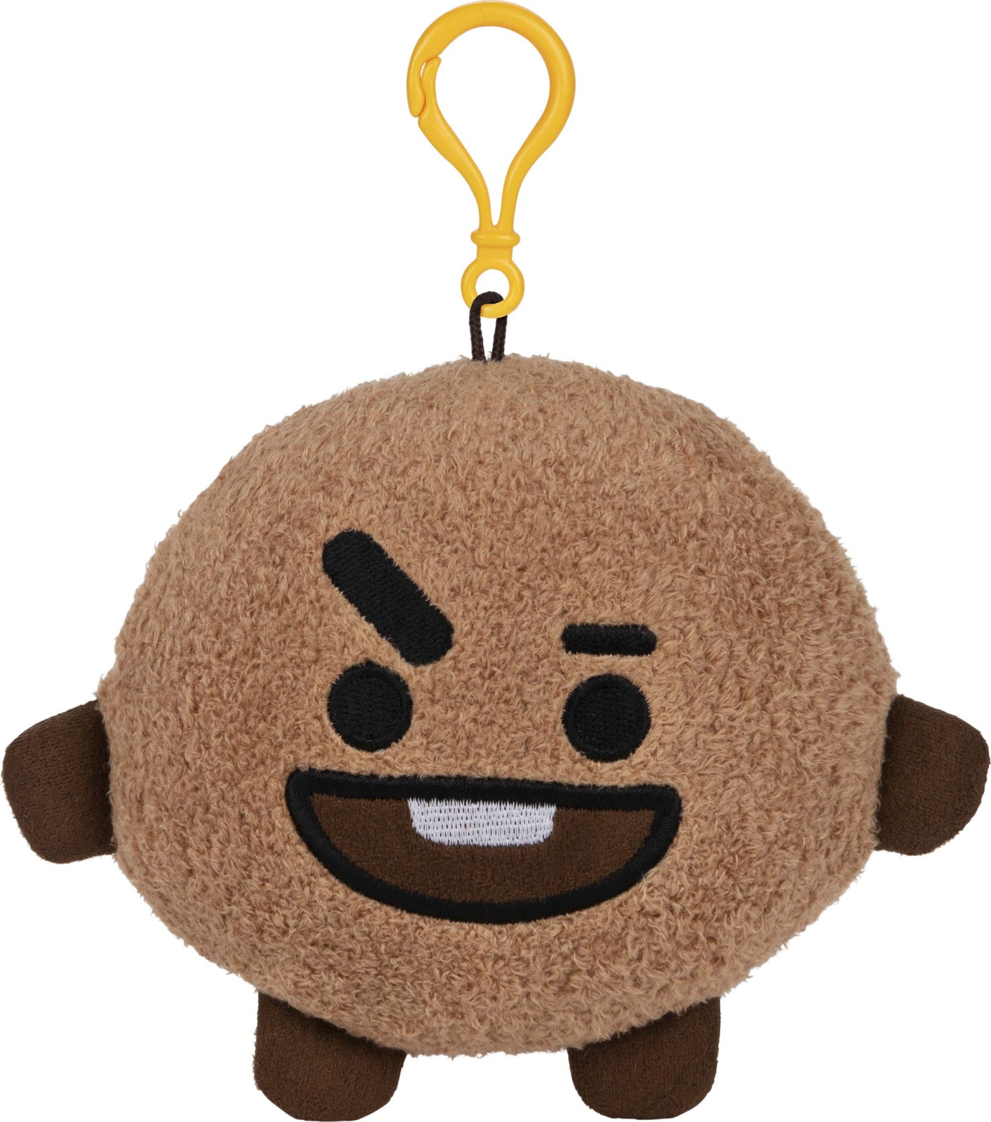 Gund Line Friends Bt21 Shooky Backpack Clip Plush, 4'