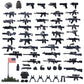 VICVIK  Pack Military Toy Accessories  U.S. Second Edition  Include 50+ Pieces for Army Equipment Gear Sets Pieces  Compatible with Mini Figure of Major Brand