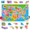 Montessori Mama Wooden Usa Map Puzzle And World Continents And Oceans Map Puzzle (Usa Map Puzzle)